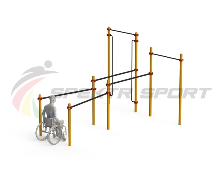 Купить Спортивный комплекс для инвалидов-колясочников WRK-D19_76mm в Бугульме 