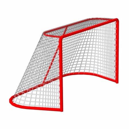 Купить Сетка хоккейная на ворота 1,22мх1,83мх0,5мх1,15м, нить 3,5 мм, узловая в Бугульме 