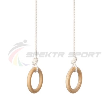 Купить Кольца гимнастические деревянные (фанера 18 мм, покрытие: эмаль, лак или пропитка) в Бугульме 