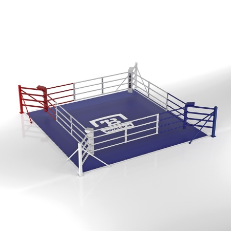Купить Ринг боксерский напольный Totalbox на упорах 4х4м в Бугульме 
