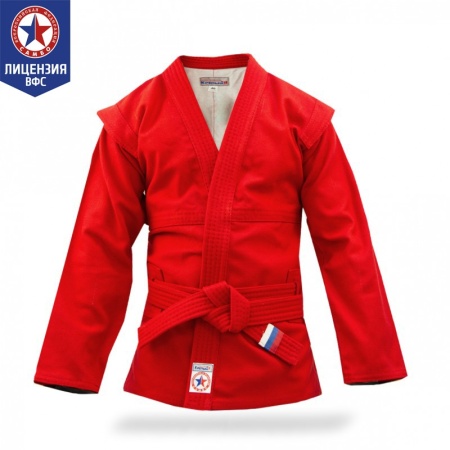 Купить Куртка для самбо "Атака" ВФС (подкладка, пояс)  р 36-48 в Бугульме 