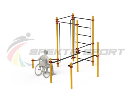 Купить Спортивный комплекс для инвалидов-колясочников WRK-D18_76mm в Бугульме 